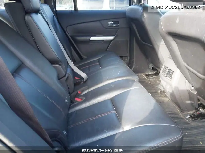 2FMDK4JC2EBA98302 2014 Ford Edge Sel