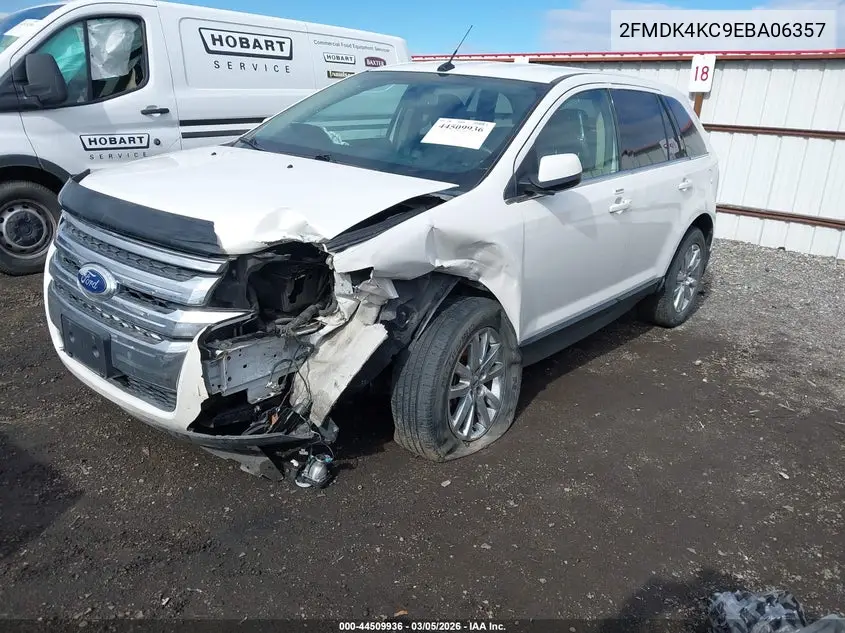 2FMDK4KC9EBA06357 2014 Ford Edge Limited