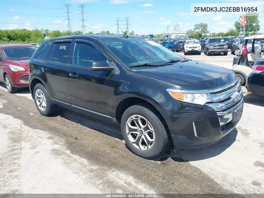 2014 Ford Edge Sel VIN: 2FMDK3JC2EBB16954 Lot: 45085076