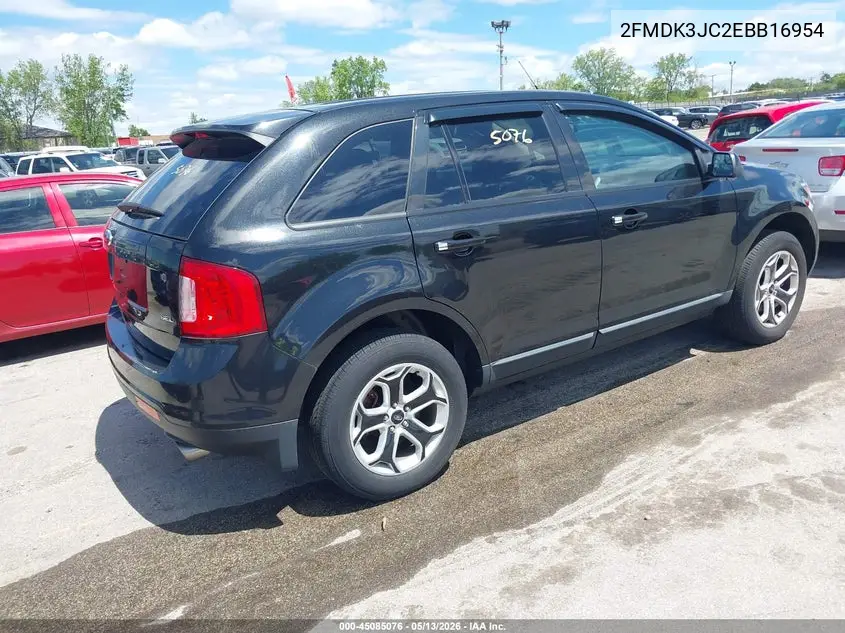 2014 Ford Edge Sel VIN: 2FMDK3JC2EBB16954 Lot: 45085076