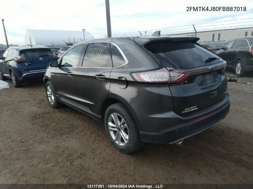 2FMTK4J80FBB87018 2015 Ford Edge Sel