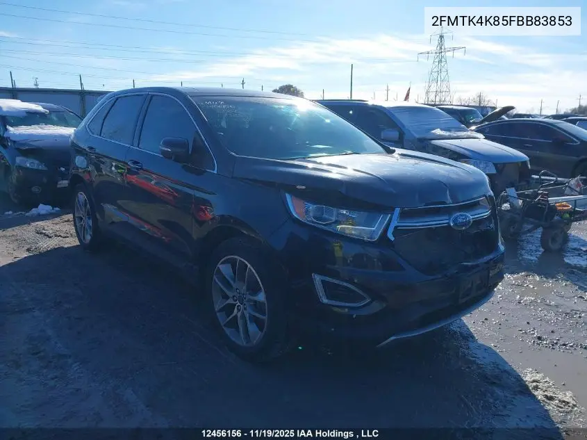 2FMTK4K85FBB83853 2015 Ford Edge Titanium