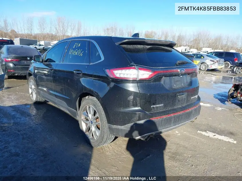 2FMTK4K85FBB83853 2015 Ford Edge Titanium