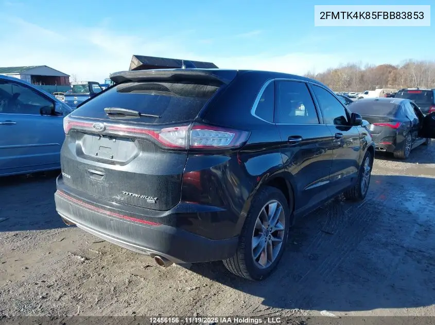 2FMTK4K85FBB83853 2015 Ford Edge Titanium