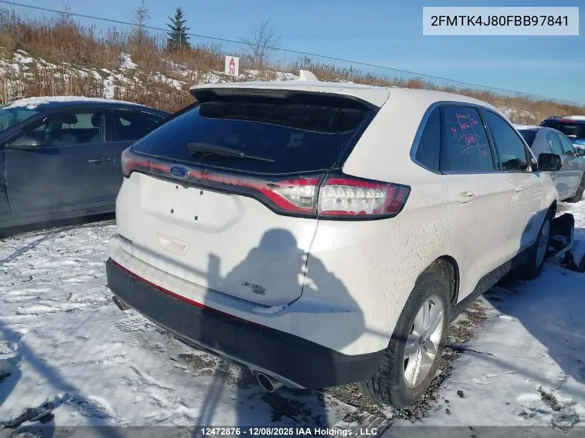 2FMTK4J80FBB97841 2015 Ford Edge