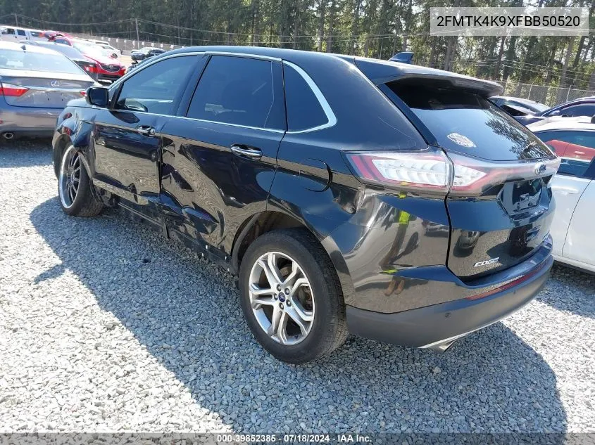 2FMTK4K9XFBB50520 2015 Ford Edge Titanium