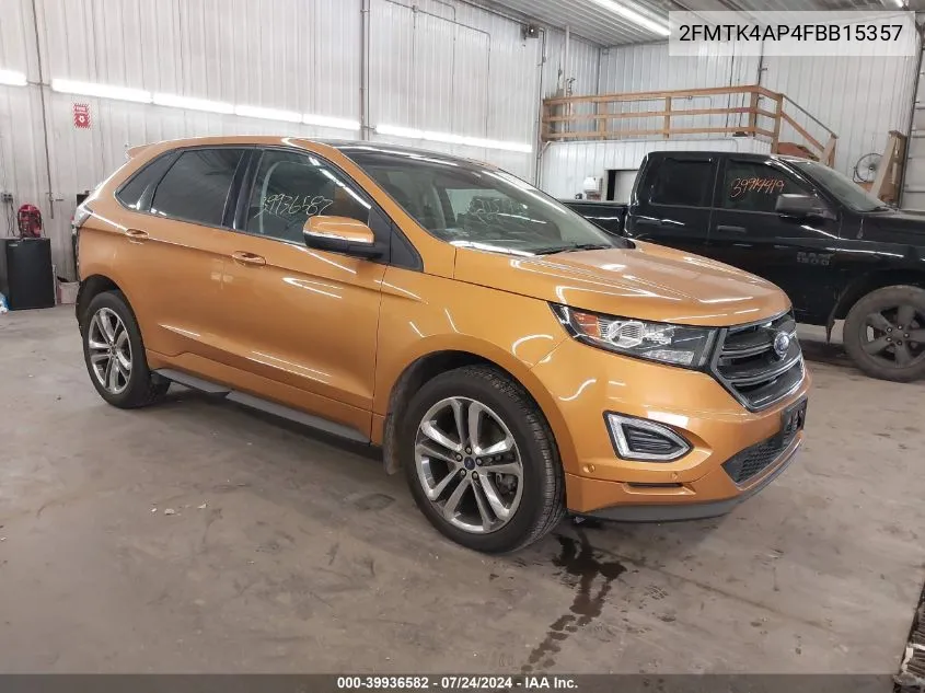 2FMTK4AP4FBB15357 2015 Ford Edge Sport