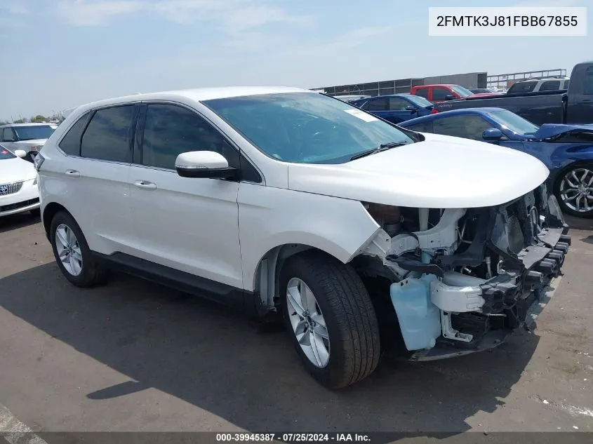 2FMTK3J81FBB67855 2015 Ford Edge Sel