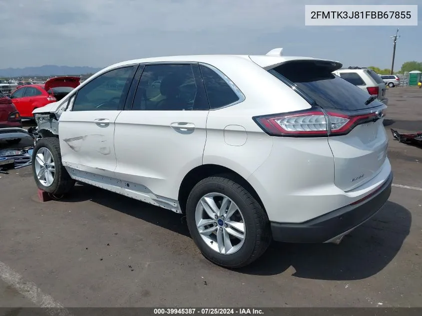 2FMTK3J81FBB67855 2015 Ford Edge Sel