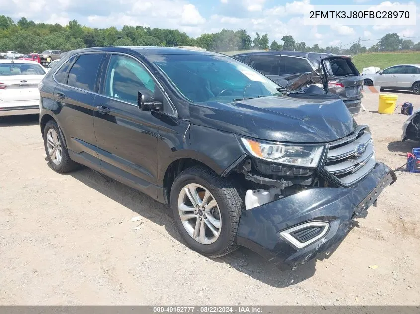 2FMTK3J80FBC28970 2015 Ford Edge Sel