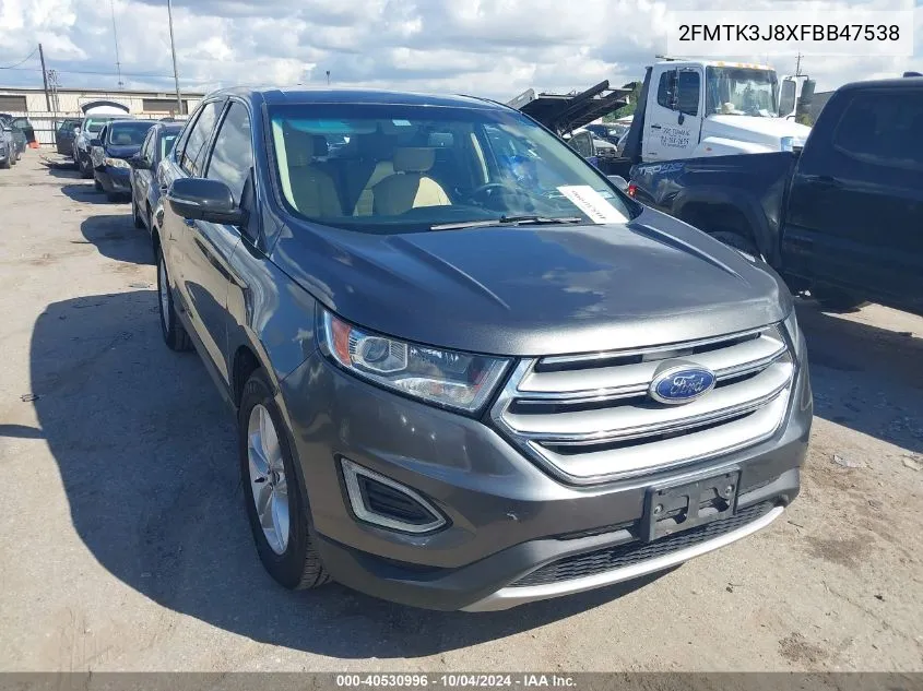 2FMTK3J8XFBB47538 2015 Ford Edge Sel