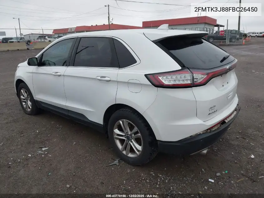 2FMTK3J88FBC26450 2015 Ford Edge Sel