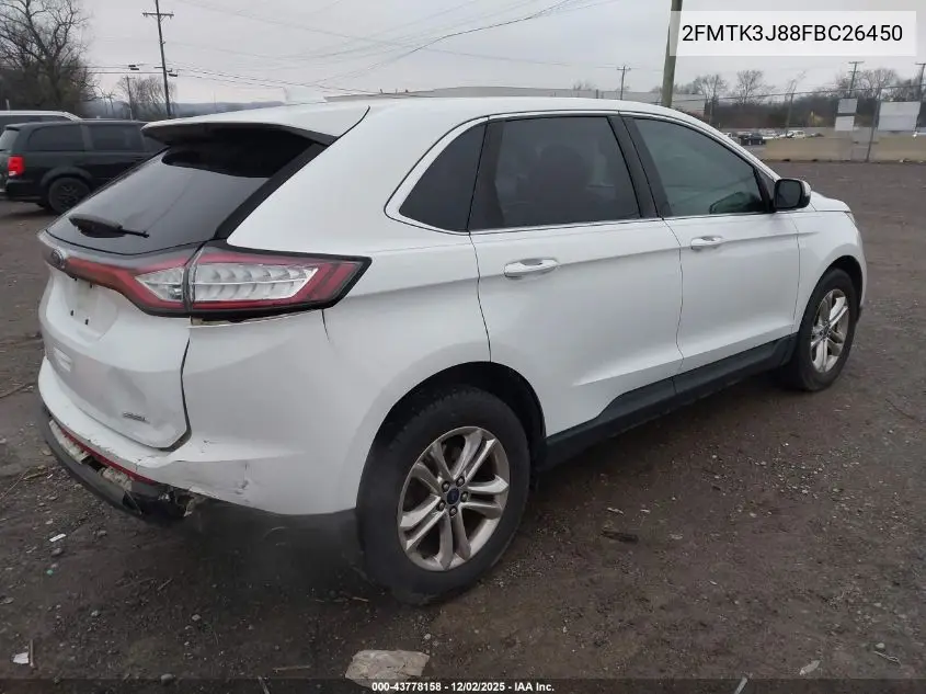 2FMTK3J88FBC26450 2015 Ford Edge Sel
