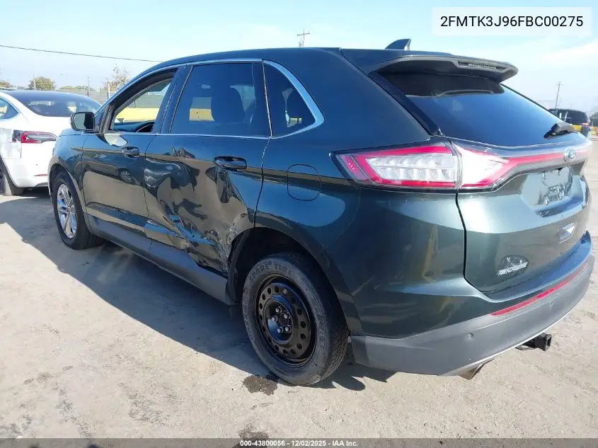 2FMTK3J96FBC00275 2015 Ford Edge Sel