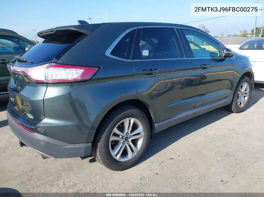 2FMTK3J96FBC00275 2015 Ford Edge Sel
