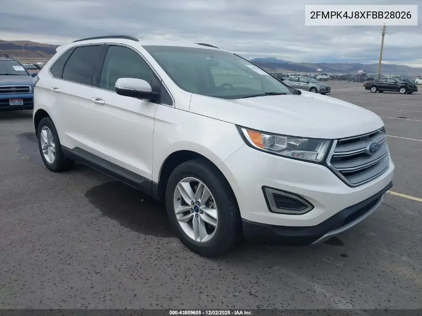 2FMPK4J8XFBB28026 2015 Ford Edge Sel
