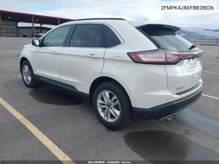 2FMPK4J8XFBB28026 2015 Ford Edge Sel