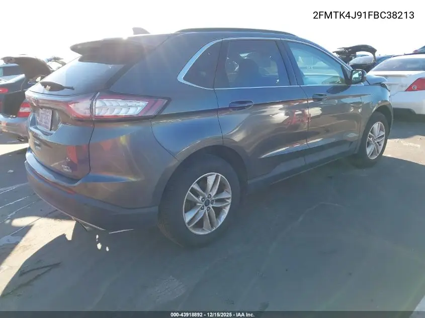 2FMTK4J91FBC38213 2015 Ford Edge Sel