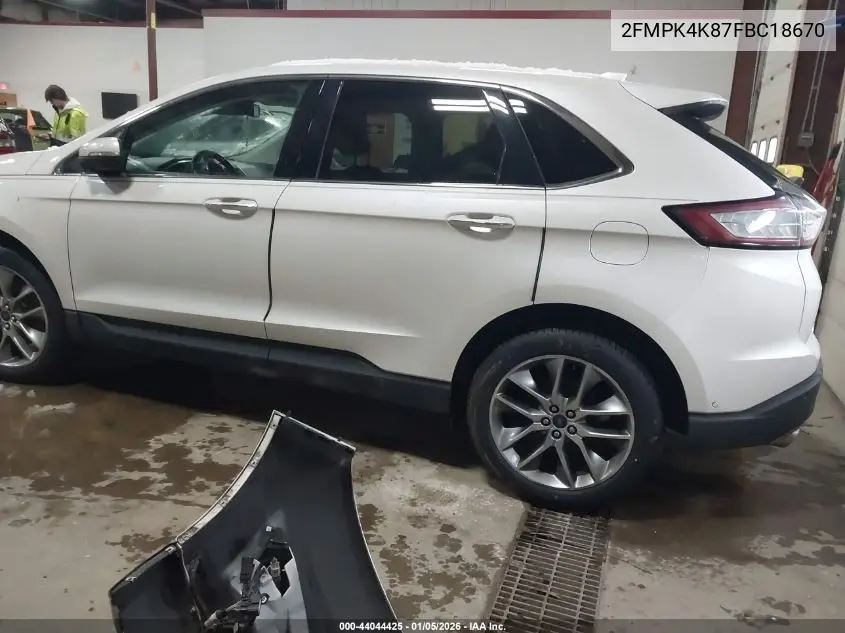 2FMPK4K87FBC18670 2015 Ford Edge Titanium