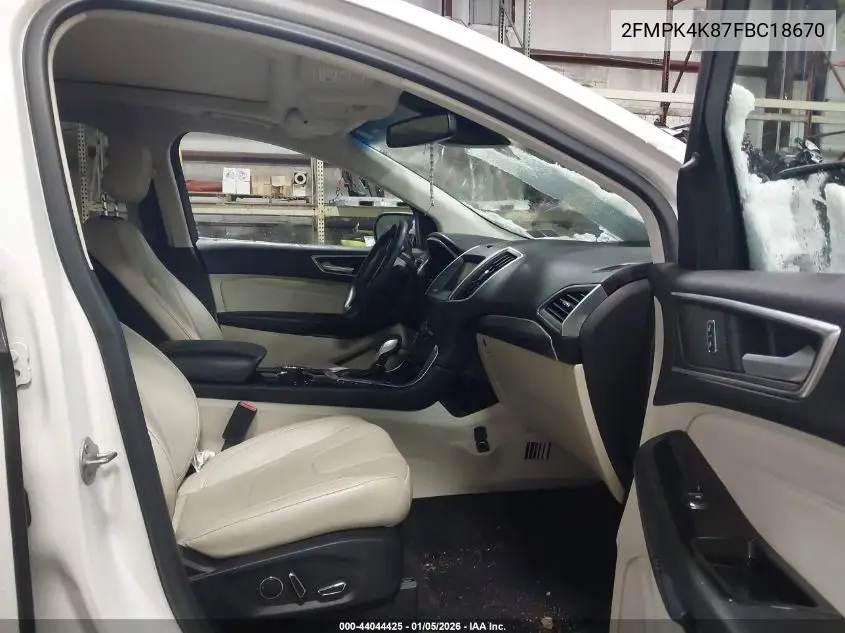 2FMPK4K87FBC18670 2015 Ford Edge Titanium