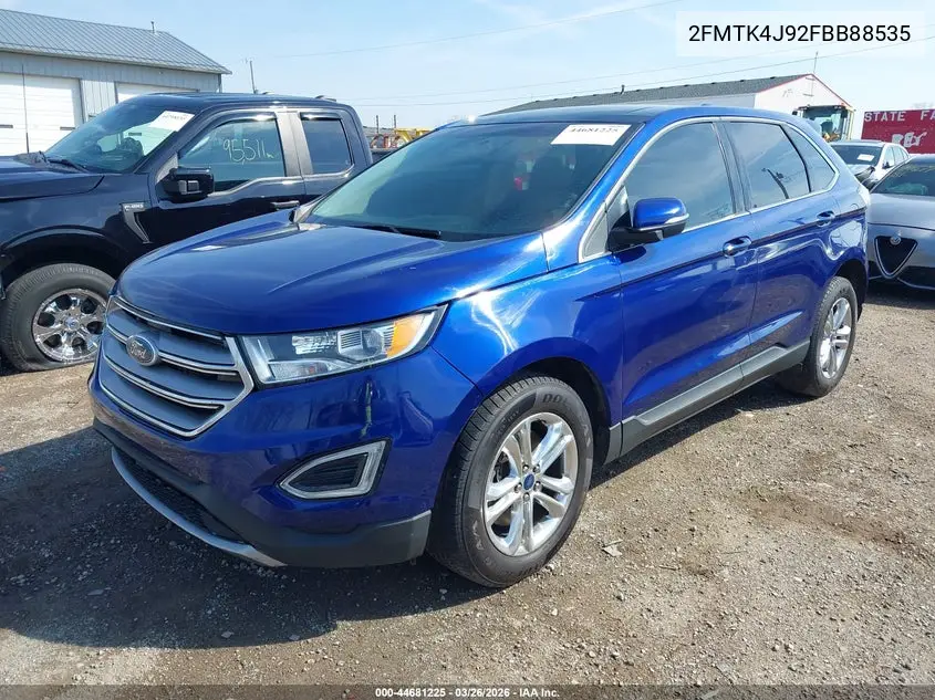2FMTK4J92FBB88535 2015 Ford Edge Sel