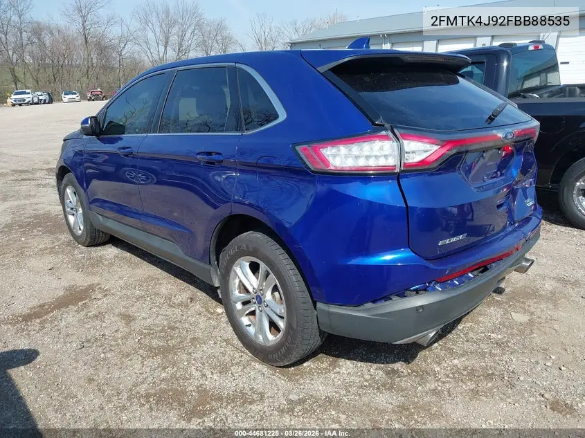 2FMTK4J92FBB88535 2015 Ford Edge Sel