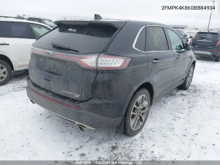 2FMPK4K86GBB84934 2016 Ford Edge Titanium