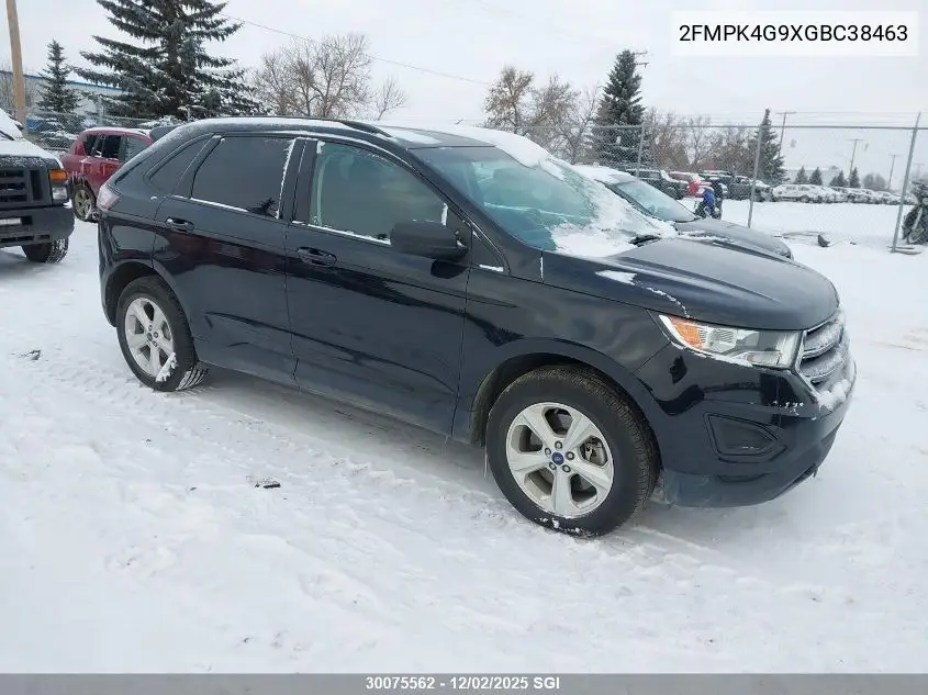 2FMPK4G9XGBC38463 2016 Ford Edge Se