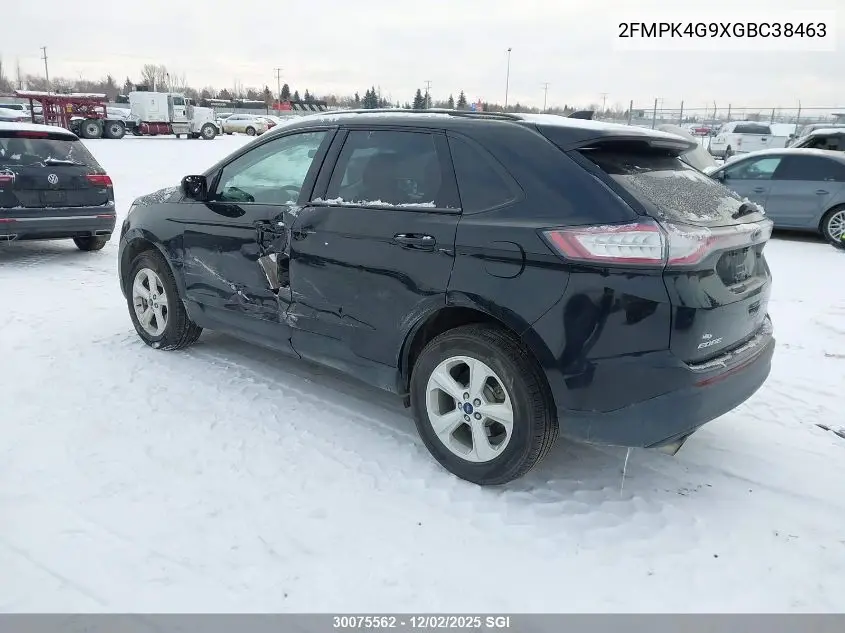 2FMPK4G9XGBC38463 2016 Ford Edge Se