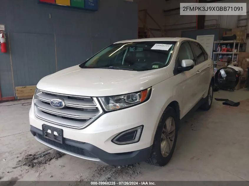 2FMPK3J9XGBB71091 2016 Ford Edge Sel