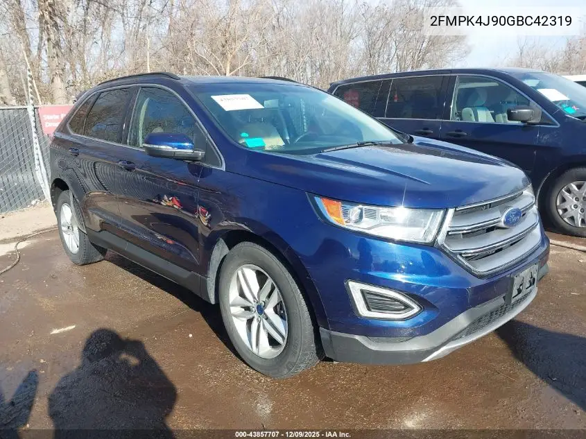 2FMPK4J90GBC42319 2016 Ford Edge Sel