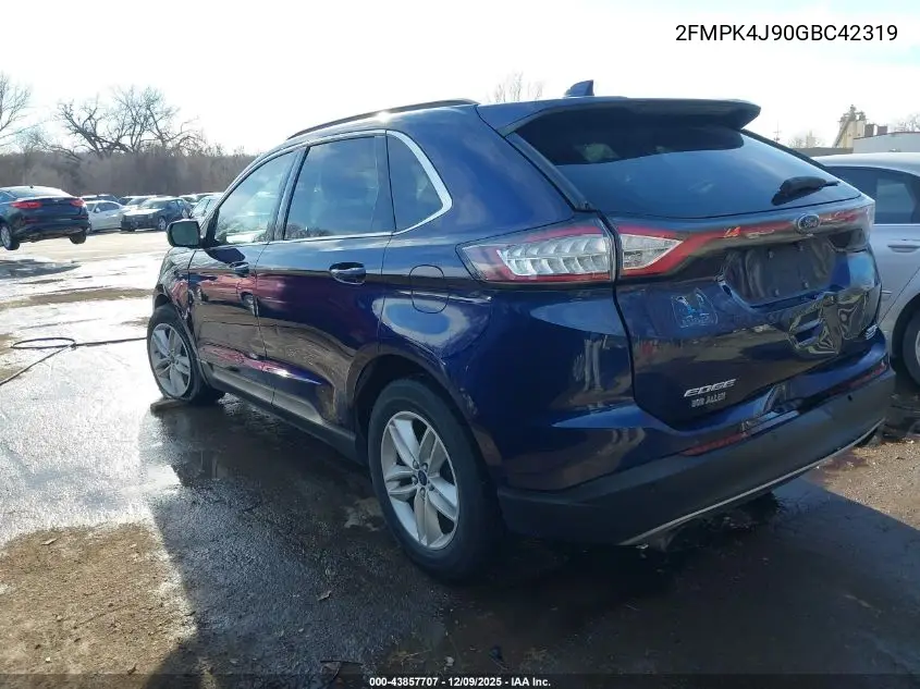 2FMPK4J90GBC42319 2016 Ford Edge Sel
