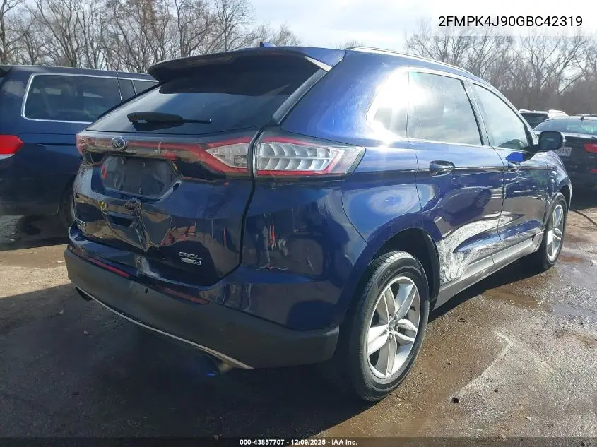 2FMPK4J90GBC42319 2016 Ford Edge Sel