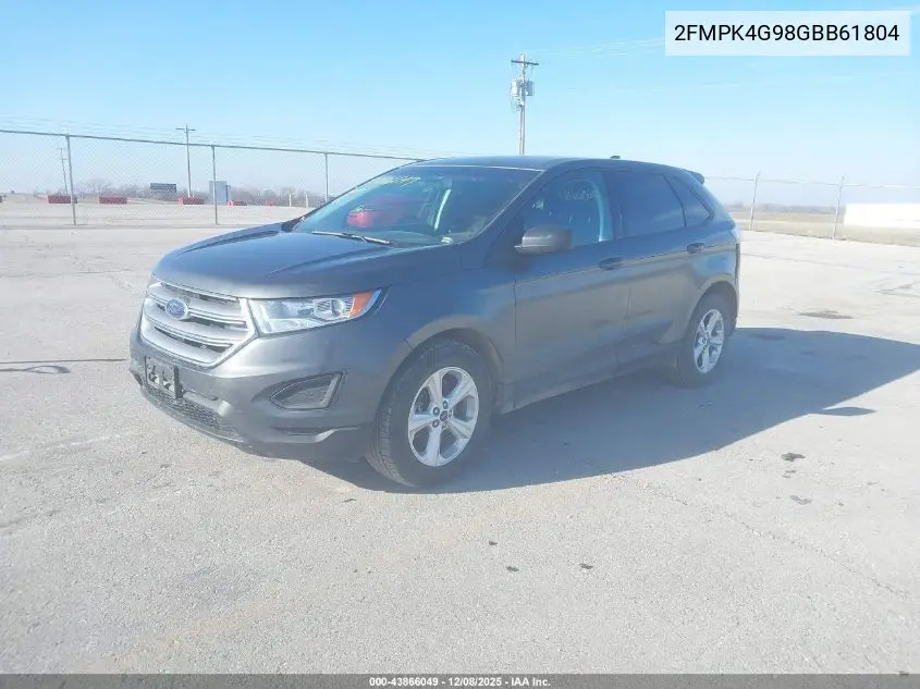 2FMPK4G98GBB61804 2016 Ford Edge Se