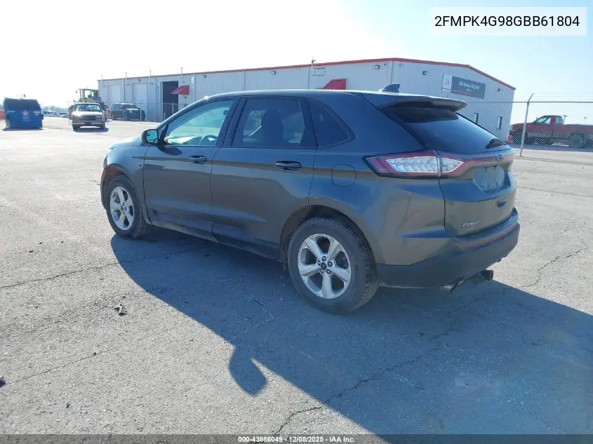 2FMPK4G98GBB61804 2016 Ford Edge Se
