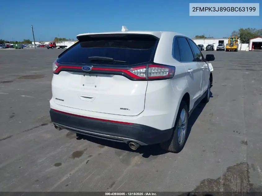 2FMPK3J89GBC63199 2016 Ford Edge Sel