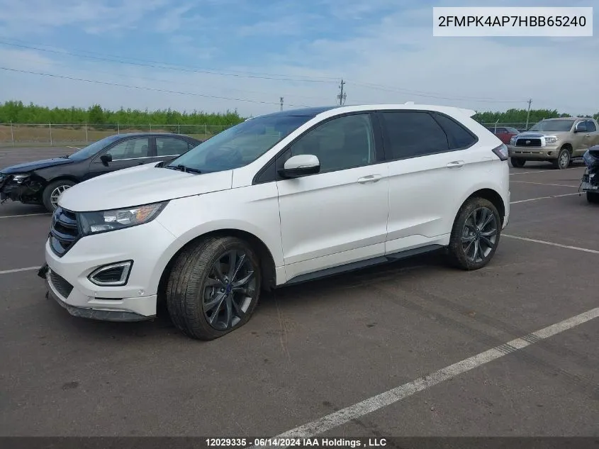 2FMPK4AP7HBB65240 2017 Ford Edge Sport