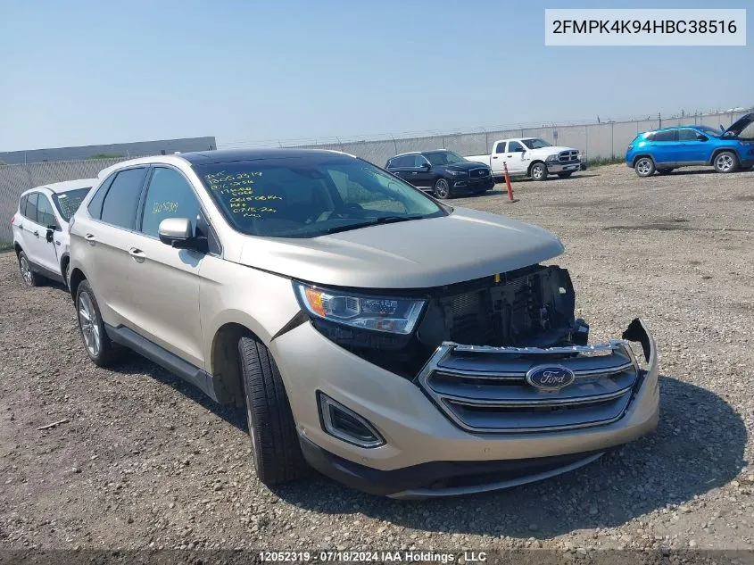 2FMPK4K94HBC38516 2017 Ford Edge Titanium