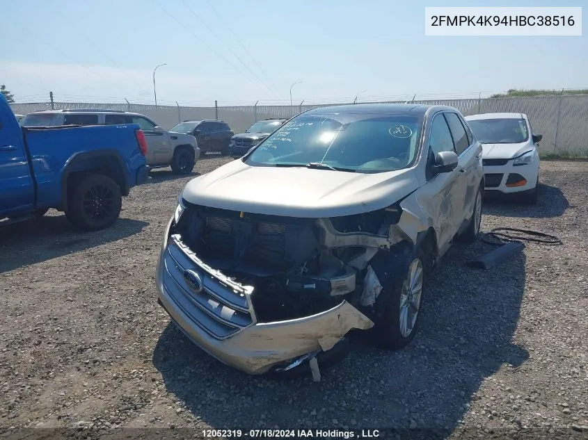 2FMPK4K94HBC38516 2017 Ford Edge Titanium