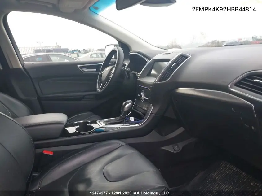 2FMPK4K92HBB44814 2017 Ford Edge Titanium