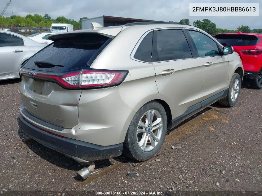 2FMPK3J80HBB86613 2017 Ford Edge Sel