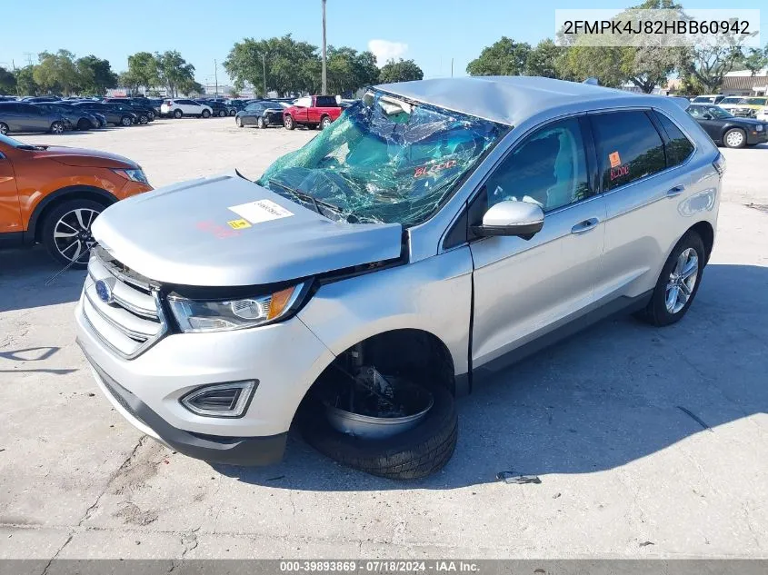 2FMPK4J82HBB60942 2017 Ford Edge Sel