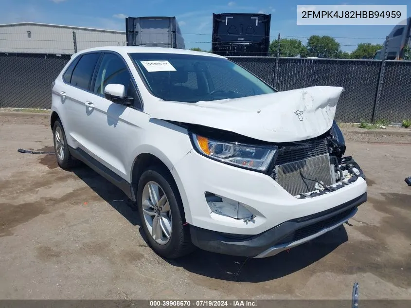 2FMPK4J82HBB94959 2017 Ford Edge Sel