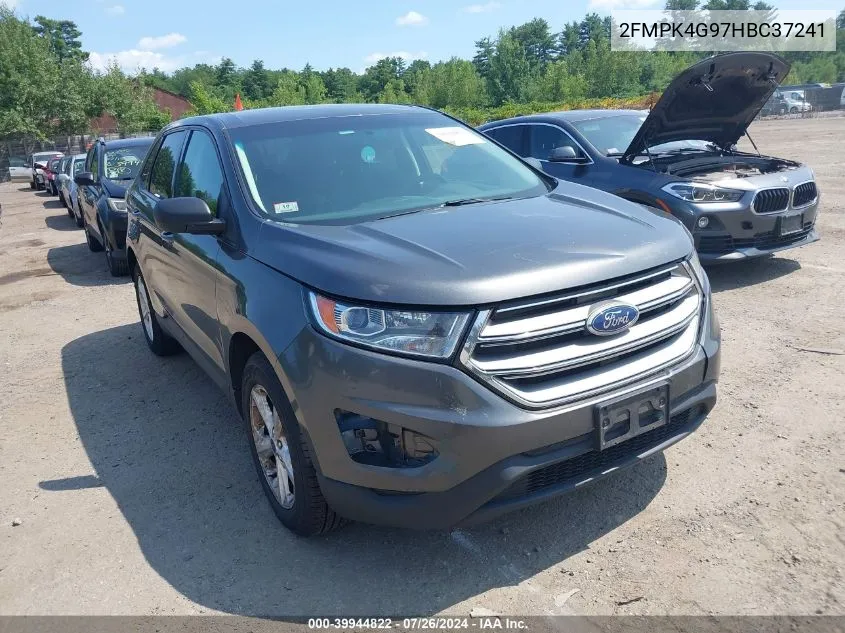 2017 Ford Edge Se VIN: 2FMPK4G97HBC37241 Lot: 39944822