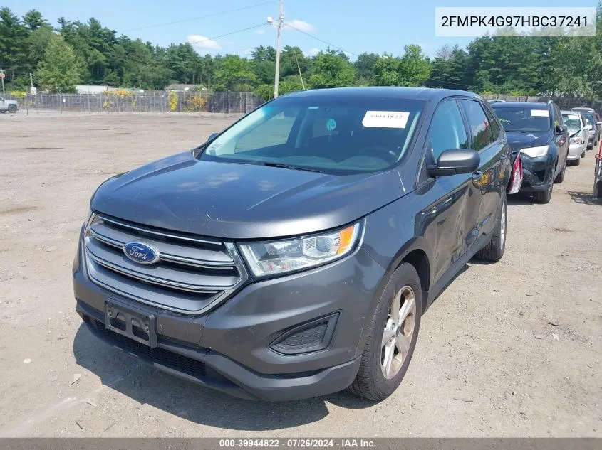 2FMPK4G97HBC37241 2017 Ford Edge Se