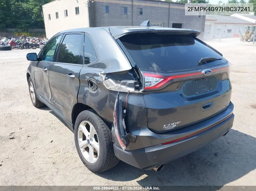 2017 Ford Edge Se VIN: 2FMPK4G97HBC37241 Lot: 39944822