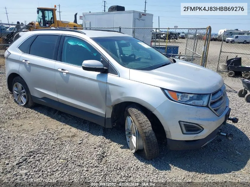 2017 Ford Edge Sel VIN: 2FMPK4J83HBB69276 Lot: 39972052