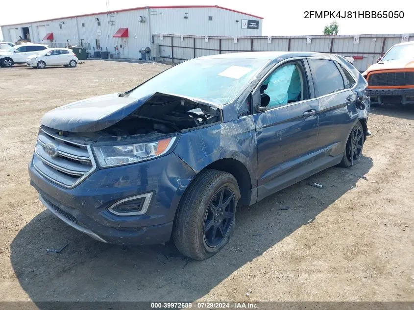 2FMPK4J81HBB65050 2017 Ford Edge Sel