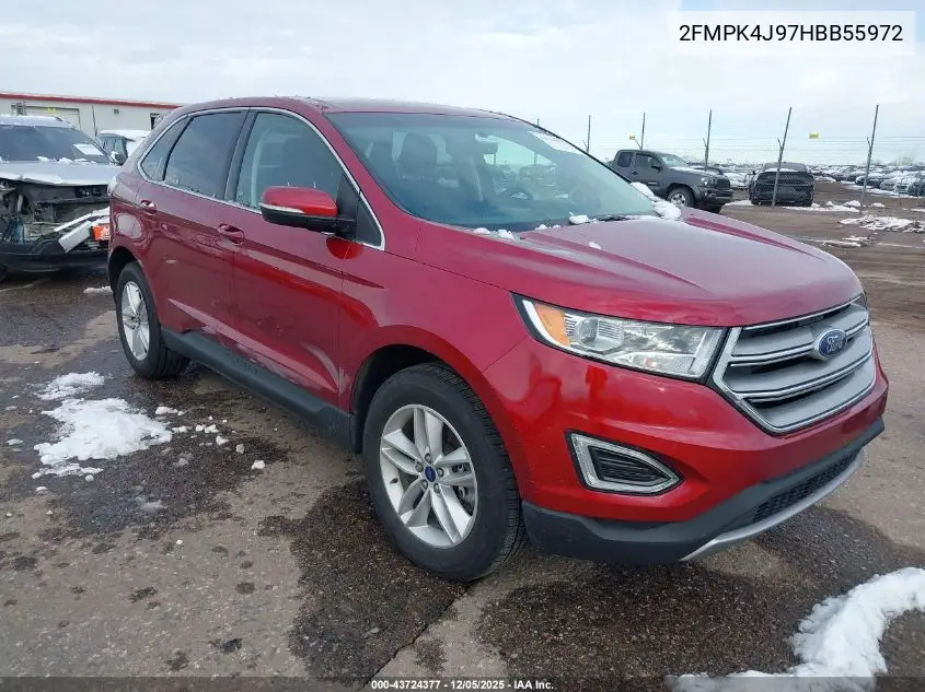 2FMPK4J97HBB55972 2017 Ford Edge Sel