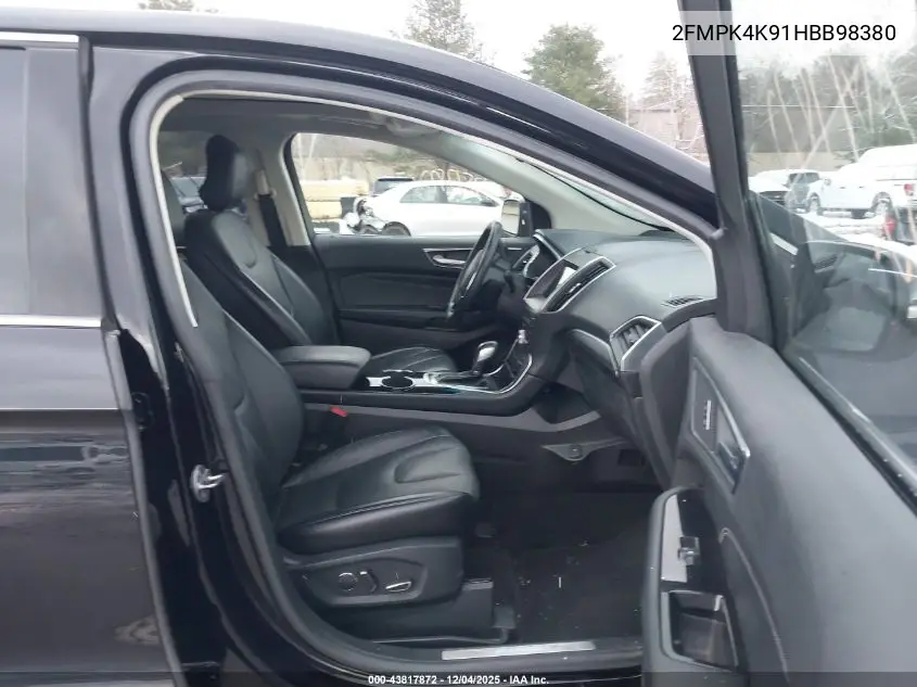 2FMPK4K91HBB98380 2017 Ford Edge Titanium